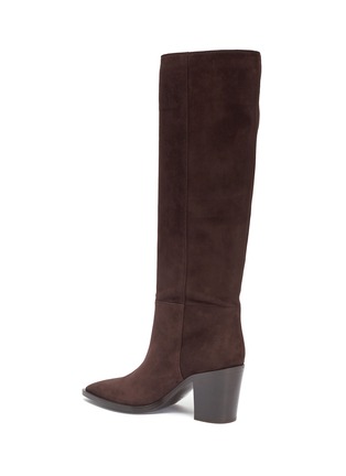  - GIANVITO ROSSI - 'Daenerys' suede knee high boots