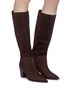 Figure View - Click To Enlarge - GIANVITO ROSSI - 'Daenerys' suede knee high boots