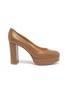 Main View - Click To Enlarge - GIANVITO ROSSI - 'Penelope' leather platform pumps