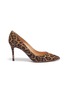 Main View - Click To Enlarge - GIANVITO ROSSI - 'Gianvito 85' leopard print suede pumps