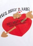  - HELMUT LANG - 'Standard' logo Valentine heart print T-shirt
