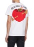 Back View - Click To Enlarge - HELMUT LANG - 'Standard' logo Valentine heart print T-shirt