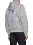 Back View - Click To Enlarge - HELMUT LANG - 'HL' monogram embroidered hoodie