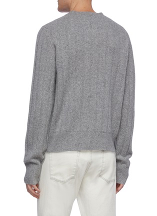 Back View - Click To Enlarge - HELMUT LANG - Wool-cashmere rib knit sweater