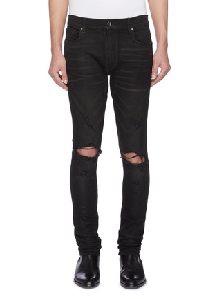 Main View - Click To Enlarge - AMIRI - 'Thrasher Minimal' ripped jeans