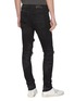Back View - Click To Enlarge - AMIRI - Distressed cashmere patch jeans