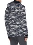 Back View - Click To Enlarge - AZTECH MOUNTAIN - 'Nuke Suit' camouflage print hooded waterproof puffer jacket