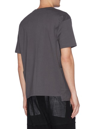 Back View - Click To Enlarge - THE VIRIDI-ANNE - Side pocket T-shirt