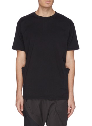 Main View - Click To Enlarge - THE VIRIDI-ANNE - Side pocket T-shirt