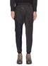 Main View - Click To Enlarge - THE VIRIDI-ANNE - Belted panelled cropped pants