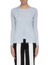 Main View - Click To Enlarge - CRUSH COLLECTION - Layered silk-cashmere rib knit top