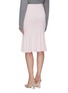 Back View - Click To Enlarge - CRUSH COLLECTION - Rib knit midi flared skirt