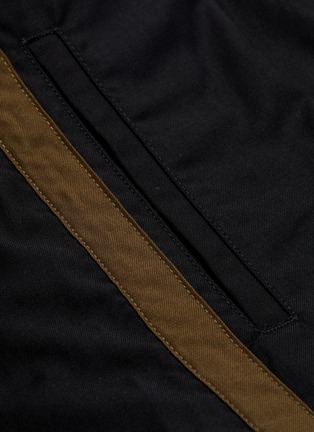  - DENHAM - 'Carlton' stripe outseam twill shorts