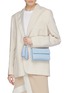 Figure View - Click To Enlarge - RODO - Tassel shoulder strap flap leather clutch