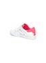  - PS821 - 'Alpha Fluro' neon tongue cutout leather sneakers