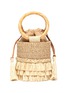 Main View - Click To Enlarge - ARANÁZ - 'Nona' raffia fringe straw bucket bag