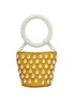 Main View - Click To Enlarge - ARANÁZ - 'Kaia' seashell mini straw bucket bag
