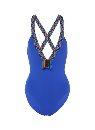 Main View - Click To Enlarge - ERES - 'Muchacha' braided cross back one-piece swimsuit