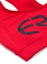 Detail View - Click To Enlarge - ERES - 'Sporty' logo print racerback sports bra