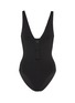 Main View - Click To Enlarge - ERES - 'Inside' button front one-piece swimsuit