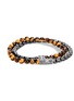 Main View - Click To Enlarge - JOHN HARDY - 'Classic Chain' tiger eye bead silver double wrap bracelet
