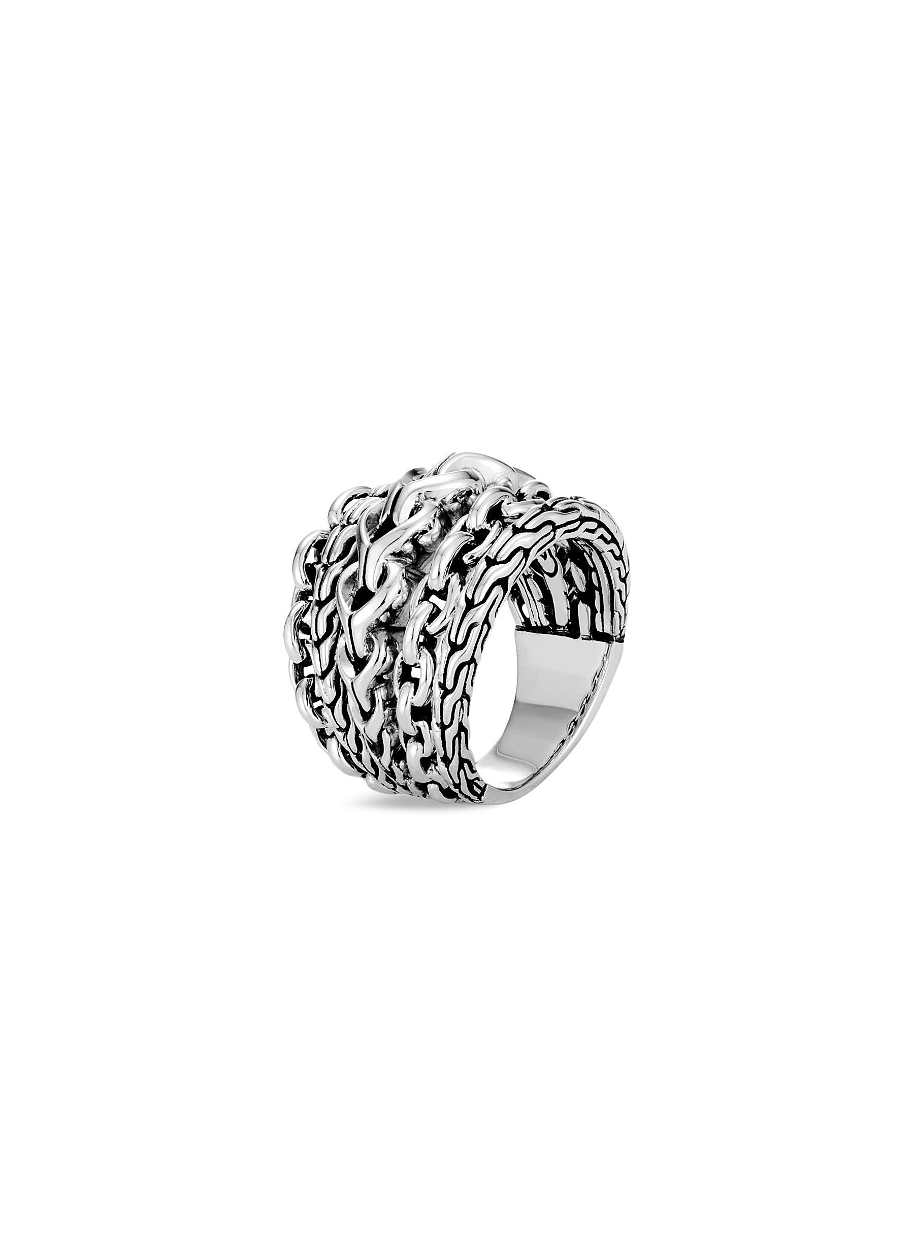 Click to view more detailed imagery on our partner's website John Hardy Women's Classic Chain Sterling Silver Ring