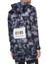 Back View - Click To Enlarge - SATISFY - 'Fast Lane' reflective slogan camouflage print packable windbreaker jacket