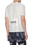 Back View - Click To Enlarge - SATISFY - 'Fast Lane' reflective slogan print COOLMAX™ mesh performance T-shirt