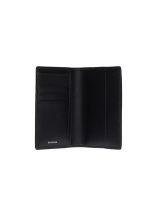 Figure View - Click To Enlarge - BALENCIAGA - 'Everyday' logo print leather passport holder