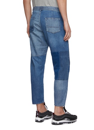 Back View - Click To Enlarge - FDMTL - Boro patchwork jeans
