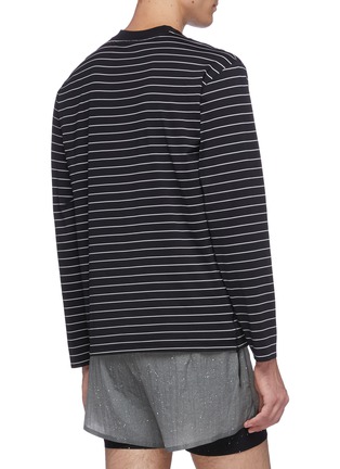 Back View - Click To Enlarge - SATISFY - Stripe long sleeve T-shirt