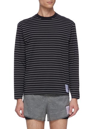 Main View - Click To Enlarge - SATISFY - Stripe long sleeve T-shirt