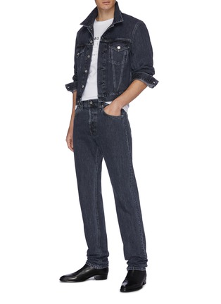 Figure View - Click To Enlarge - HELMUT LANG - Straight leg washed jeans