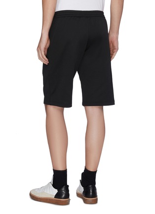 Back View - Click To Enlarge - HELMUT LANG - Pintucked track shorts