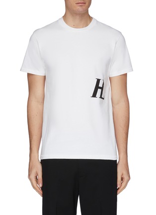 Main View - Click To Enlarge - HELMUT LANG - 'HL' monogram print T-shirt