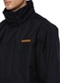 Detail View - Click To Enlarge - HELMUT LANG - Contrast stripe hooded jacket