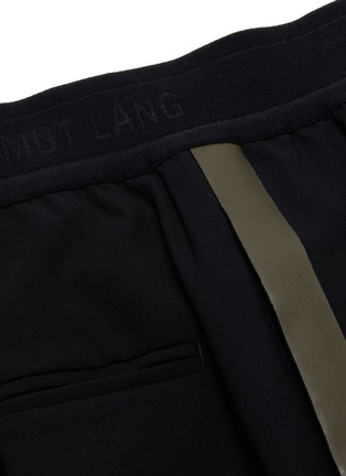  - HELMUT LANG - Stripe outseam wool pants
