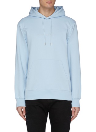 Main View - Click To Enlarge - HELMUT LANG - 'Alien' logo embroidered hoodie
