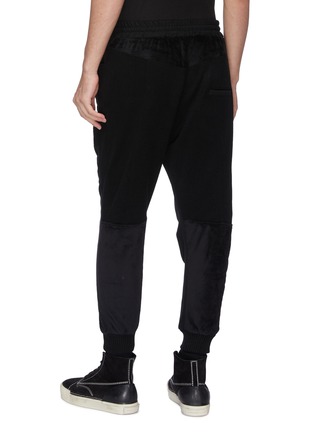 Back View - Click To Enlarge - SONG FOR THE MUTE - Fleece panel track pants