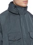 Detail View - Click To Enlarge - SONG FOR THE MUTE - Detachable hood flap pocket hunter jacket