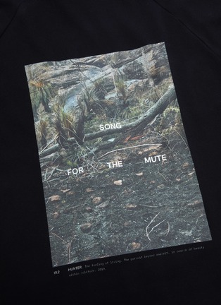  - SONG FOR THE MUTE - Logo forest print T-shirt