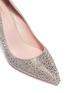Detail View - Click To Enlarge - PEDDER RED - 'Reese' strass suede pumps