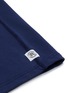  - REIGNING CHAMP - Stripe sleeve half-zip Pima cotton raglan sweatshirt
