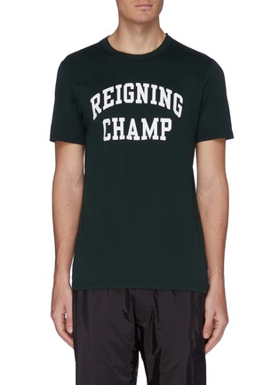 Main View - Click To Enlarge - REIGNING CHAMP - Logo print T-shirt