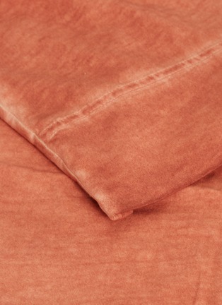 Detail View - Click To Enlarge - MIKMAX - Cotton jersey king size duvet set – Soil