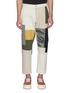 Main View - Click To Enlarge - FDMTL - Mix panel Boro patchwork cropped pants