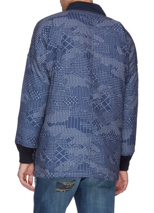 Back View - Click To Enlarge - FDMTL - Sashiko camouflage print padded jacket