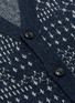  - FDMTL - Sashiko pattern jacquard cardigan