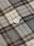  - FAITH CONNEXION - Bleached check plaid flannel shirt
