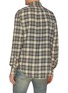 Back View - Click To Enlarge - FAITH CONNEXION - Bleached check plaid flannel shirt